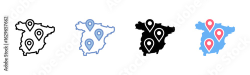 Province icon sheet multiple style collection