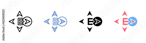 East icon sheet multiple style collection