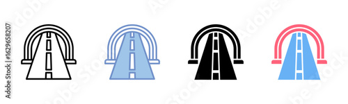 Underpass icon sheet multiple style collection