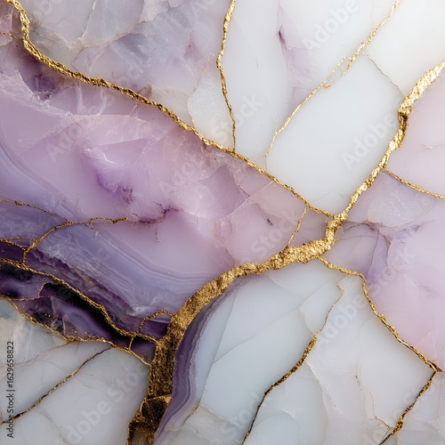 Marble Texture with Gold Veins