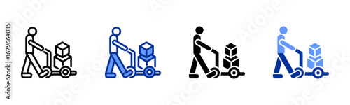 Supplier icon sheet multiple style collection