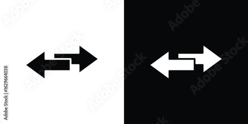 Transfer icon symbol template for graphic and web design collection logo vector illustration