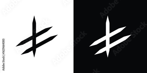 Toothpick icon symbol template for graphic and web design collection logo vector illustration