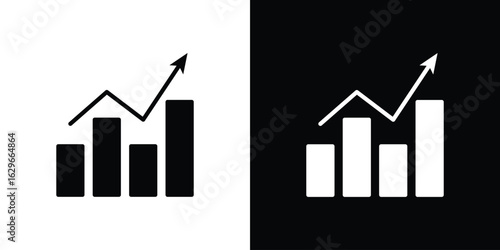 Stagflation icon symbol template for graphic and web design collection logo vector illustration