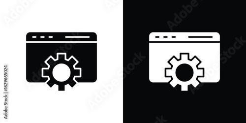 Software icon symbol template for graphic and web design collection logo vector illustration