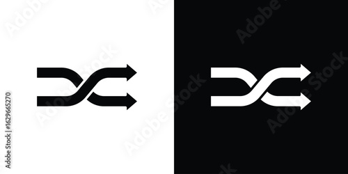 Shuffle icon symbol template for graphic and web design collection logo vector illustration