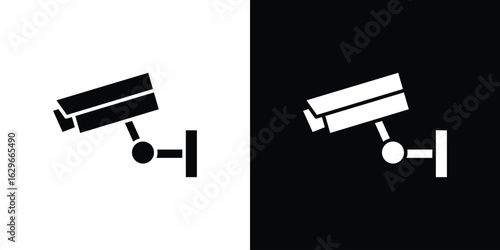Security camera icon symbol template for graphic and web design collection logo vector illustration