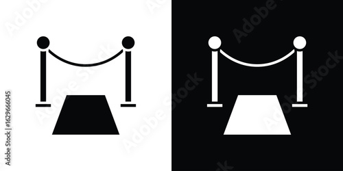 Red carpet icon symbol template for graphic and web design collection logo vector illustration