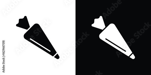 Pastry bag icon symbol template for graphic and web design collection logo vector illustration