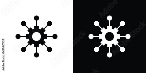 Multi channel icon symbol template for graphic and web design collection logo vector illustration