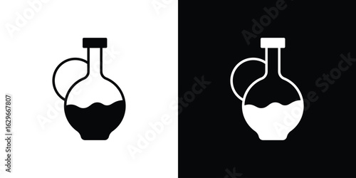 Massage oil icon symbol template for graphic and web design collection logo vector illustration