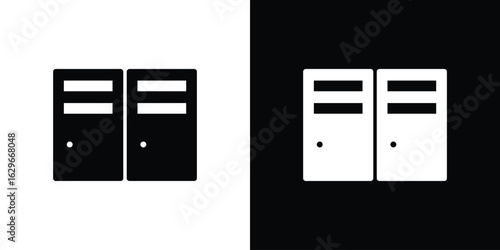 Locker icon symbol template for graphic and web design collection logo vector illustration