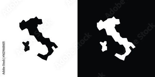 Italy flag icon symbol template for graphic and web design collection logo vector illustration
