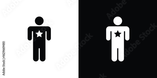 Good human icon symbol template for graphic and web design collection logo vector illustration
