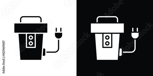 Garbage disposal icon symbol template for graphic and web design collection logo vector illustration