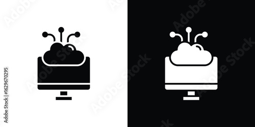 edge computing icon symbol template for graphic and web design collection logo vector illustration