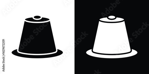 Coffee capsule icon symbol template for graphic and web design collection logo vector illustration
