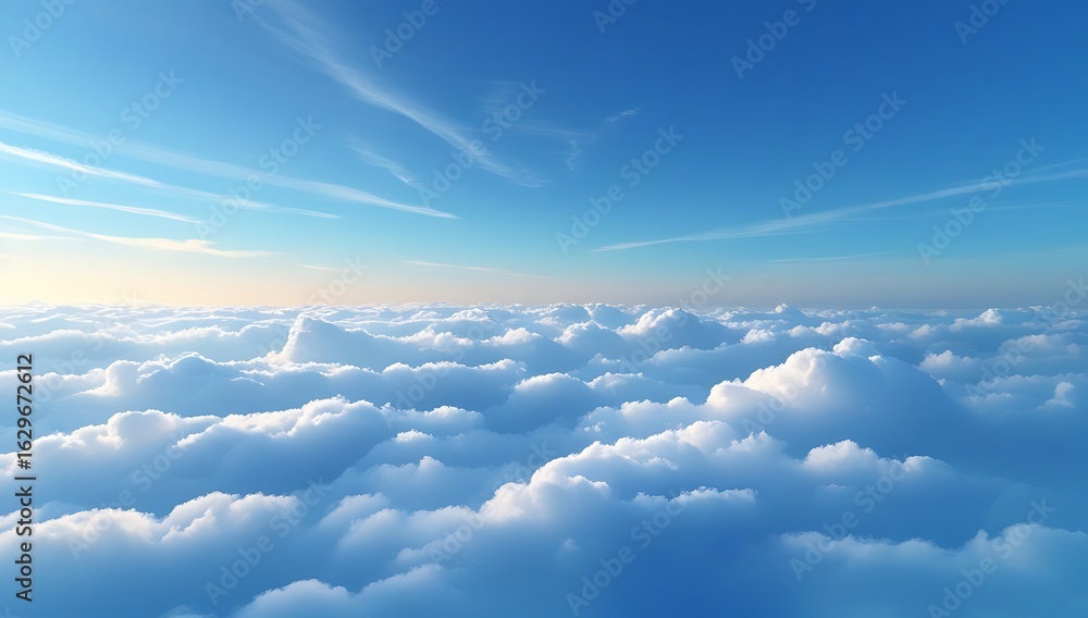 Fototapeta premium blue sky and clouds