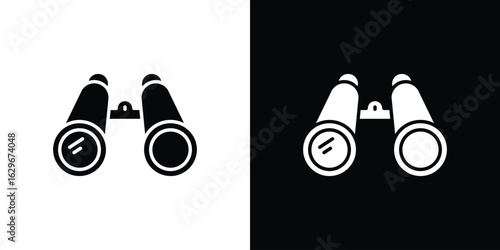 Binoculars icon symbol template for graphic and web design collection logo vector illustration