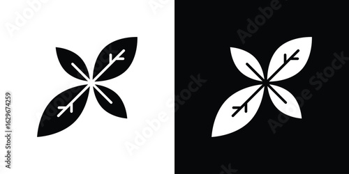 Basil icon symbol template for graphic and web design collection logo vector illustration