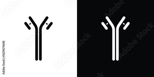 Antibody icon symbol template for graphic and web design collection logo vector illustration