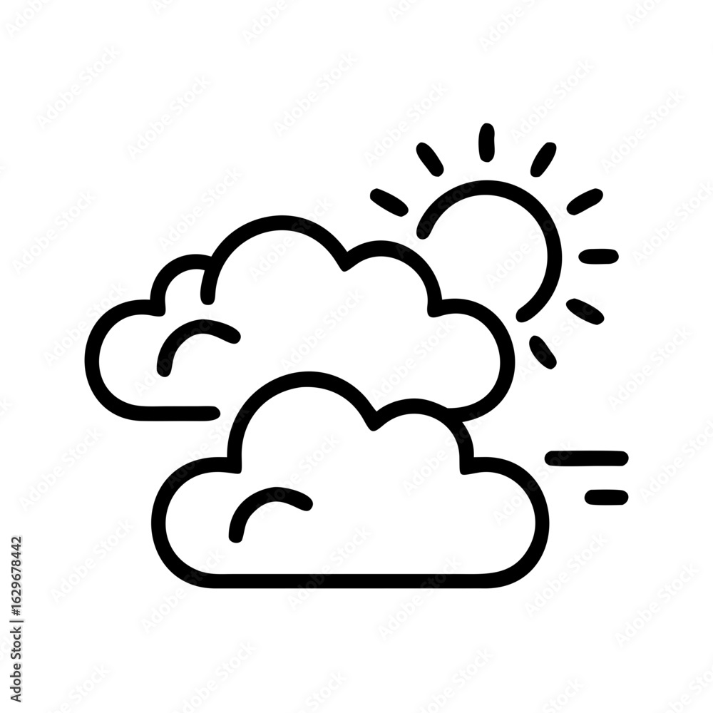 Fototapeta premium weather icon vector illustration