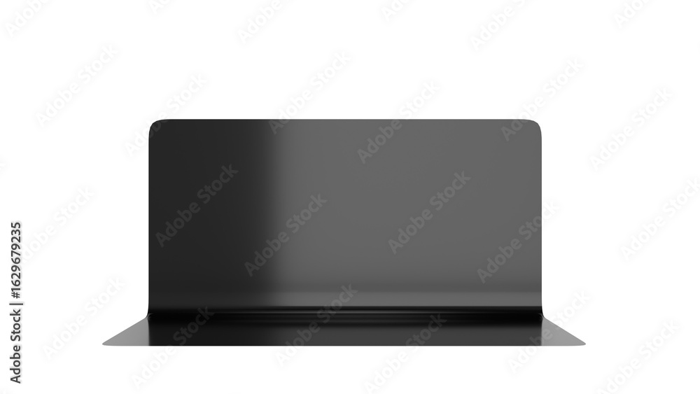 custom made wallpaper toronto digital3D Render a laptop computer sitting on top of a white surface