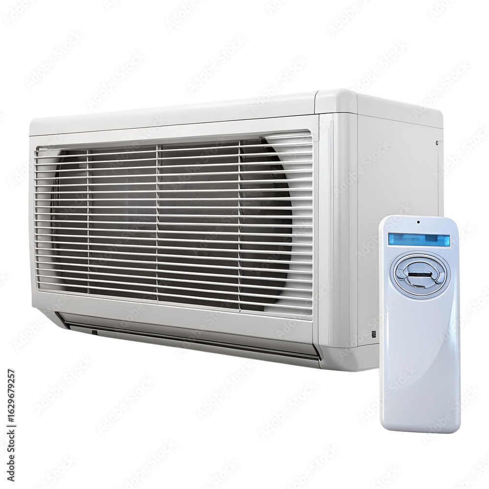 Fototapeta premium air conditioner on white background