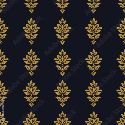 Abstract floral seamless pattern. Modern stylish texture repeating. Vector background.