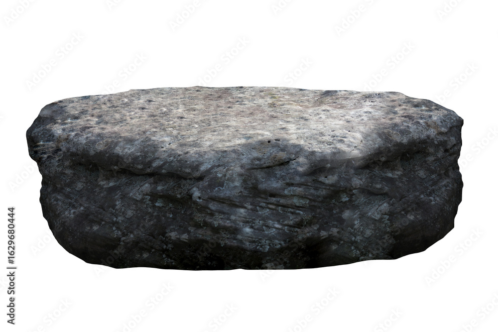 Fototapeta premium Rock isolated transparency background.