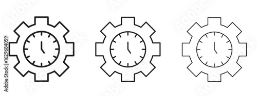 Trendy icon concept. Editable stroke icon pack