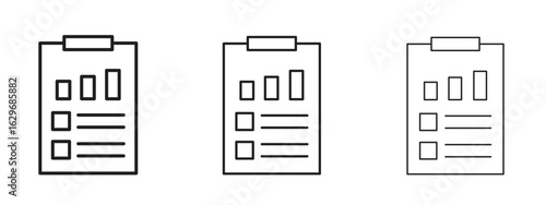 Quota icon concept. Editable stroke icon pack