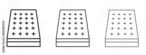 Mattress icon concept. Editable stroke icon pack