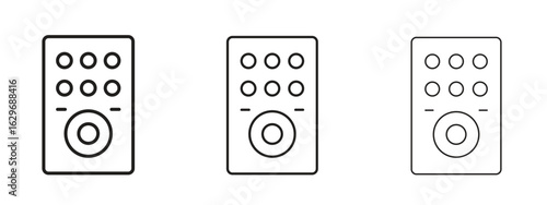 Intercom icon concept. Editable stroke icon pack