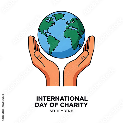 Earth Held in Caring Hands for International Day of Charity