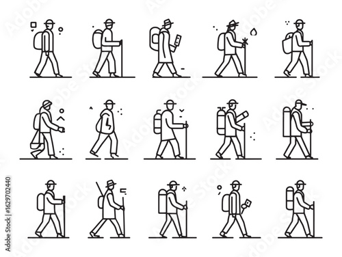 Walking Tour Guide Line Art Uncover History Streets Naturally