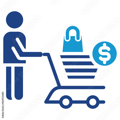 Buyer glyph color icon