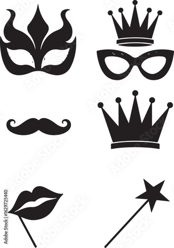 Fun party props for playful celebrations and photo booth moments