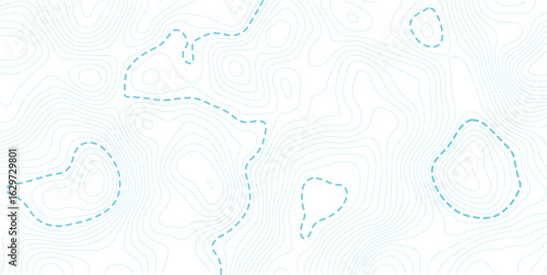 Topographic map background geographic line map  with elevation assignments. Abstract topo contour map on white background
