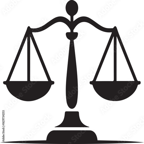 Symbol of justice and balance, the iconic scales of law representing fairness, equality, and legal decisions for a professional legal context