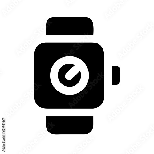 Smartwatch Icon – Wearable Tech, Time & Fitness Gadget Symbol Pack 2