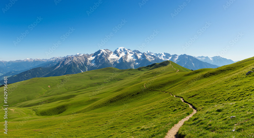 Fototapeta premium mountain landscape in the alps