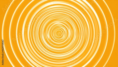Vibrant orange concentric circles radiating with luminous white accents