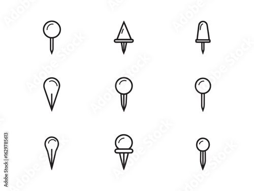 Pin Drop Line Art Silence Speaks Louder Than Words