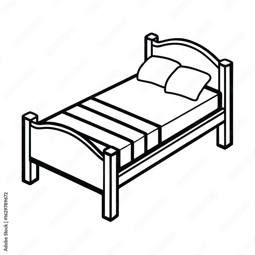 bed in a hotel bed in a hotel