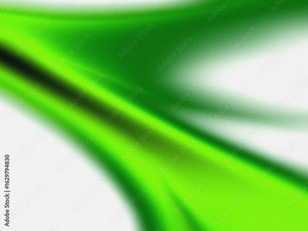 Obraz premium Green white abstract radial blur flow background art, vibrant digital grainy gradient with smooth motion effect, modern minimalistic design
