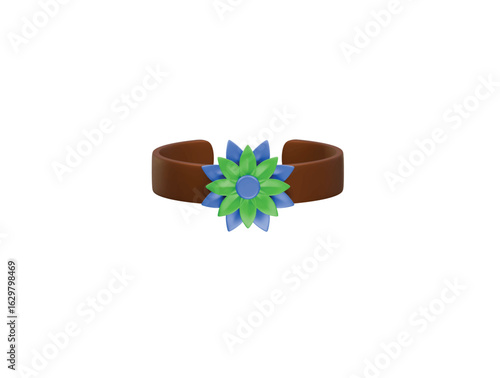 Handbok headband icon 3d illustration render