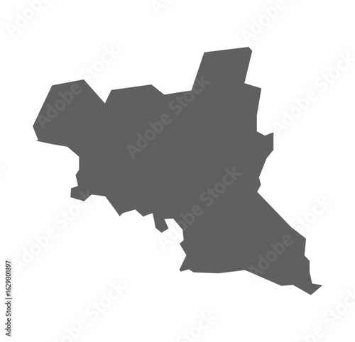 Erode District map of Tamil Nadu State India