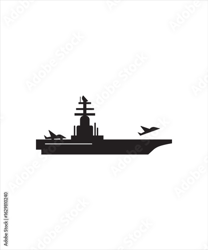 aircraft carrier icon, vector best flat icon.