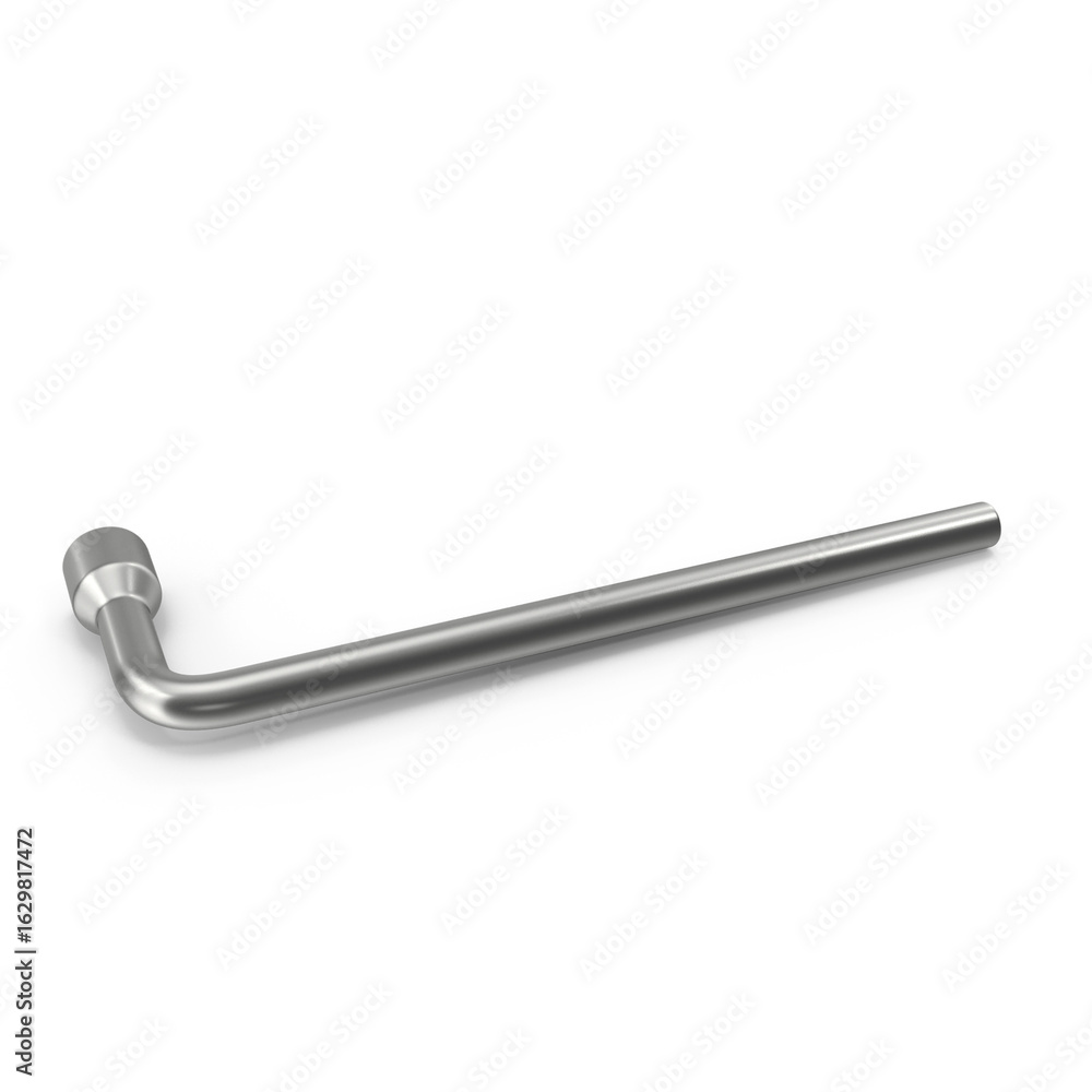 Fototapeta premium L-Shaped Socket Wrench Isolated on Transparent Background